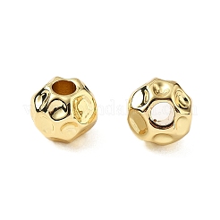 Groove Round Brass Beads&nbsp;KK-Z114-11G