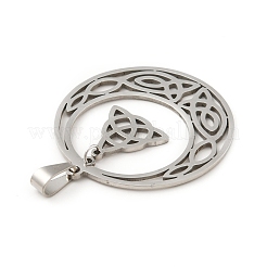 Non-Tarnish 201 Stainless Steel Pendants&nbsp;X-STAS-D190-15P