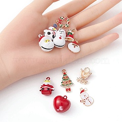 Christmas Theme Pendant Jewelry Making Finding Kit&nbsp;FIND-YW0007-38