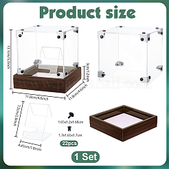 1Pc Transparent Acrylic Watch Display Stands&nbsp;ODIS-PH0009-20