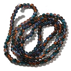 Crackle Glass Beads Strands&nbsp;X-CCG-C002-8mm-08