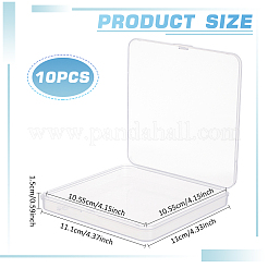Transparent Plastic Storage Boxes&nbsp;CON-WH0095-62B
