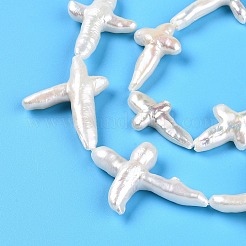 Natural Keshi Pearl Beads Strands&nbsp;PEAR-S020-M04
