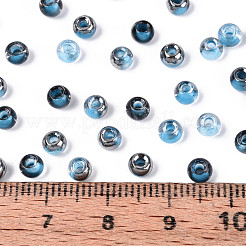 Transparent Inside Colours Glass Seed Beads&nbsp;SEED-T007-19A-08