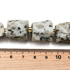 Raw Rough Natural Seaame Jasper Beads Strands&nbsp;G-Z087-B03