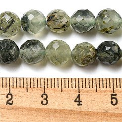 Natural Prehnite Beads Strands&nbsp;X-G-G457-8mm-03F-01