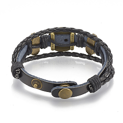 Imitation Leather Bracelet Making&nbsp;MAK-R024-02