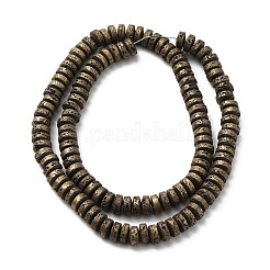 Electroplated Natural Lava Rock Beads Strands&nbsp;G-Q1009-F01-01F