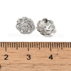 Rack Plating Brass Beads Caps&nbsp;KK-B088-02B-P
