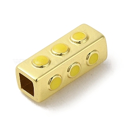 Brass Enamel Tube Beads&nbsp;KK-R162-072G