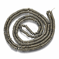 Electroplate Non-magnetic Synthetic Hematite Beads Strands&nbsp;G-T114-58-02