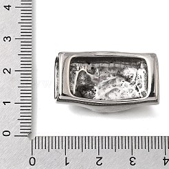 304 Stainless Steel Slide Charms&nbsp;STAS-F356-01AS