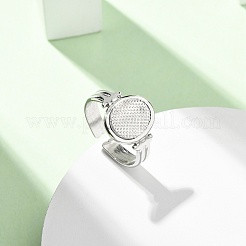 304 Stainless Steel Open Cuff Rings&nbsp;RJEW-P191-03P