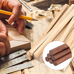 Walnut Wood Sticks&nbsp;DIY-WH0308-336A