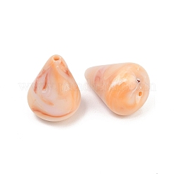 Two Tone Opaque Acrylic Imitation Gemstone Beads&nbsp;OACR-T033-11A