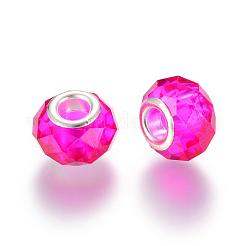 Handmade Glass European Beads&nbsp;GPDL25Y-75