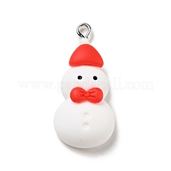 Christmas Opaque Resin Pendants&nbsp;X-RESI-G043-A09