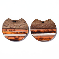 Resin & Walnut Wood Pendants&nbsp;RESI-N025-014A-D01