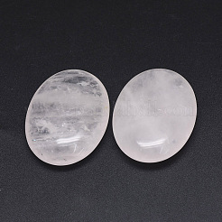 Natural Rose Quartz Oval Palm Stone&nbsp;G-P415-57