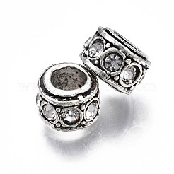 Alloy Rhinestone European Beads&nbsp;MPDL-Q212-001J-RS