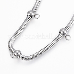 Tarnish Resistant 304 Stainless Steel Chain Bracelet Making&nbsp;MAK-K008-01P