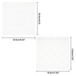 2Sheets 2 Styles Plastic Drawing Painting Stencils Templates&nbsp;DIY-CA0001-87