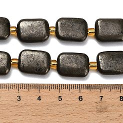 Natural Gold Pyrite/Golden Pyrite Beads Strands&nbsp;G-F833-L01-01