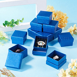 Shell Textured Paper Jewelry Ring Storage Gift Boxes&nbsp;CON-TAC0014-15B