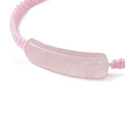 Adjustable Tube Natural Gemstone Braided Bracelets for Women&nbsp;BJEW-JB11006-05