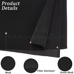 Fiber Speaker Grill Cloth&nbsp;AJEW-GF0014-02B