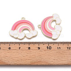 Rack Plating Alloy Enamel Pendants&nbsp;ENAM-N056-429A