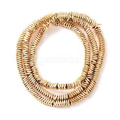 Electroplated Synthetic Non-magnetic Hematite Beads Strands&nbsp;X-G-G849-07A-LG