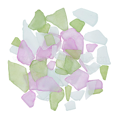 450G 9 Styles Sea Glass Pieces for Crafts&nbsp;DIY-PH0035-22B