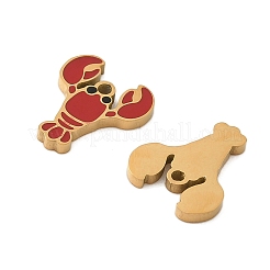 304 Stainless Steel Enamel Charms&nbsp;X-STAS-Z139-03G-12
