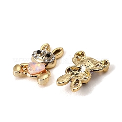Alloy Rhinestone Pendants&nbsp;FIND-K032-04G