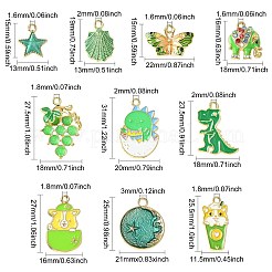 30Pcs 10 Styles Alloy Pendants&nbsp;ENAM-CJ0005-78