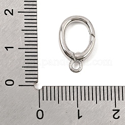 Brass Spring Gate Ring&nbsp;KK-C075-51P