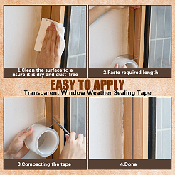 PET Adhesive Tape for Door&nbsp;AJEW-WH20006-122A