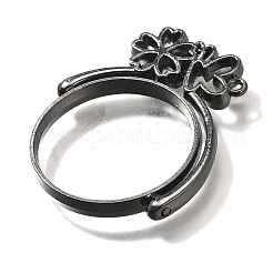 Alloy Open Back Bezel Pendants&nbsp;PALLOY-I223-16B