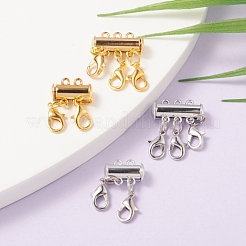 4 Sets 4 Style Alloy Magnetic Slide Lock Clasps&nbsp;FIND-YW0001-42