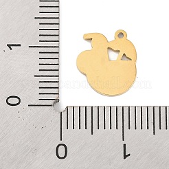 Ion Plating(IP) 304 Stainless Steel Charms&nbsp;STAS-N103-190G