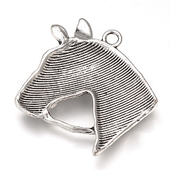Tibetan Style Alloy Pendants&nbsp;LS-TIBEP-T002-108AS-NR