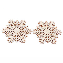 Undyed Natural Wooden Big Pendants&nbsp;WOOD-R271-03