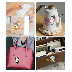 3 Sheets 3 Styles PVC Waterproof Decorative Stickers&nbsp;DIY-WH0404-567