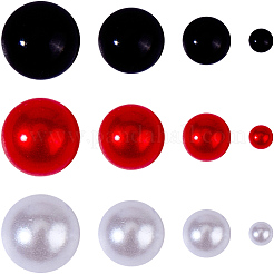 1 Box Half Round Resin & ABS Imitation Pearl Cabochons&nbsp;DIY-CP0012-96A