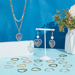 100Pcs 5 Colors Tibetan Style Alloy Pendants&nbsp;FIND-PH0025-86