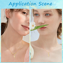 6Pcs Brass Micro Pave Cubic Zirconia Pendants&nbsp;KK-BBC0020-21