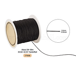 2 Rolls Nylon Chinese Knot Cord&nbsp;NWIR-TA0001-26A