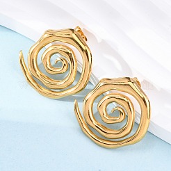 304 Stainless Steel Stud Earrings for Women&nbsp;EJEW-K306-15G