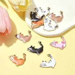 10Pcs Rack Plating Alloy Enamel Pendants&nbsp;FIND-FS0002-53A